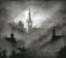 St. Pancras in The Fog
